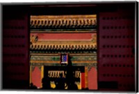 Framed Forbidden City, China