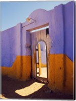 Framed Courtyard Entrance in Nubian Village Across the Nile from Luxor, Egypt