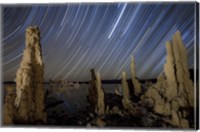 Framed Tufa formations at Mono Lake, California