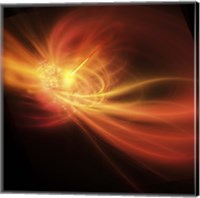 Framed supernova explosion causes a bright gamma ray burst