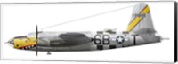 Framed Illustration of a Martin-B-26 Marauder
