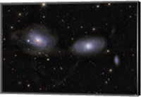 Framed Gravitionaly distorted Galaxies NGC 3169 and NGC 3166