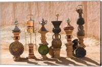 Framed Moroccan vases, Todra Gorge Area, Tinerhir, Morocco