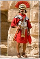 Framed Jordan, Jerash, Reenactor, Roman soldier portrait