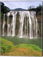 Framed Huangguoshu Falls, Anshun, Guizhou, China