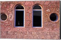 Framed Inlaid Shells Adorn Restaurant Walls, Morocco