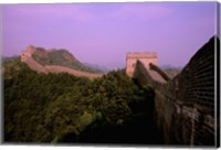 Framed Morning View of The Great Wall of China, Beijing, China