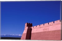 Framed Jiayuguan Pass of the Great Wall, China
