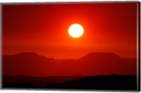 Framed Namibia, Damaraland, Kalahari Desert, Table Mountains