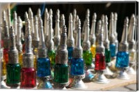 Framed Perfume Bottles, The Souqs of Marrakech, Marrakech, Morocco
