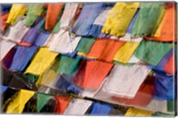 Framed Prayer Flags at Dochu La, Bhutan