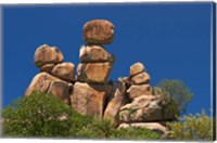 Framed Mother and Child rock formation, Matobo NP, Zimbabwe, Africa