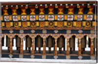 Framed Prayer Wheels, Thimphu, Bhutan