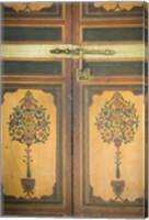 Framed Woodwork Detail, House of the Grand Vizier, Palais de la Bahia, Marrakech, Morocco