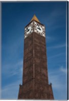 Framed Tunisia, Tunis, Avenue Habib Bourguiba, Clock tower