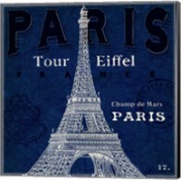Framed Blueprint Tour Eiffel