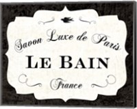 Framed Le Bain Luxe II