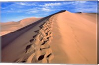 Framed China, Dunhuang, Desert winds, Footprints