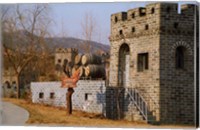 Framed Entrance to Huaxia Winery Wine Cellar, Beijing, China