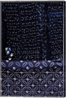 Framed Cloth Made in Xizhou Tie-Dye Factory, Bai Village North of Dali, China