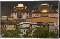 Framed Deqin Tibetan Autonomous Prefecture, Songzhanling Monastery, Zhongdian, Yunnan Province, China