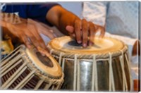 Framed Drum Player's Hands, Varanasi, India