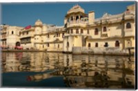 Framed Along Lake Pichola, Udaipur, Rajasthan, India