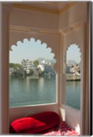 Framed View from a restaurant, Udaipur, Rajasthan, India