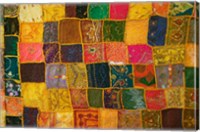 Framed Colorful Carpet, Pushkar, Rajasthan, India