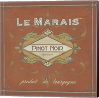 Framed Vintage Wine Labels II