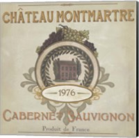 Framed Vintage Wine Labels III