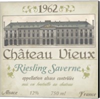 Framed Vintage Wine Labels VII