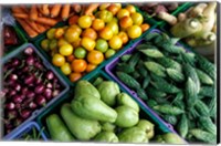 Framed Asia, Singapore. Fresh produce for sale at street market