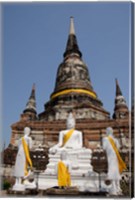 Framed Buddha statue, Wat Phra Chao Phya-thai, Ayutthaya, Thailand