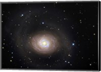 Framed Messier 94, A Spiral Galaxy in the Constellation Canes Venatici