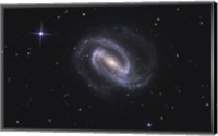 Framed NGC 1300, Barred Spiral Galaxy in the Constellation Eridanus