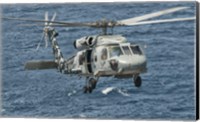Framed US Navy SH-60F Seahawk