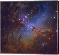 Framed Eagle Nebula in Serpens