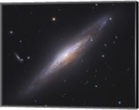 Framed Spiral Galaxy in Lynx (close up)