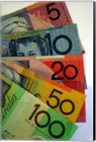 Framed Australian Money