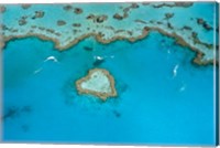 Framed Australia, Whitsunday Islands, Heart Reef