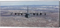 Framed Front View of a MC-130 Aircraft