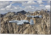 Framed Two A-10 Thunderbolt's in Central Idaho