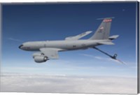 Framed KC-135R Flies a Training Mission over Arizona