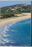 Framed Australia, Whitsunday, Bowen, King's Beach coastline
