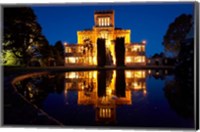 Framed Larnach Castle, Otago Peninsula, Dunedin, South Island, New Zealand