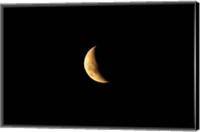 Framed Crescent Moon, Ashburton, South Island, New Zealand