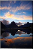 Framed New Zealand, South Island, Fiordland, Milford Sound