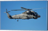 Framed Seasprite Helicopter (Kaman SH 2G Seasprite) airshow
