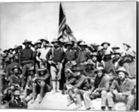 Framed Colonel Theodore Roosevelt and The Rough Riders